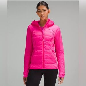 Lululemon Womens Sonic Pink Down For It All Jacket Running 700 Fill